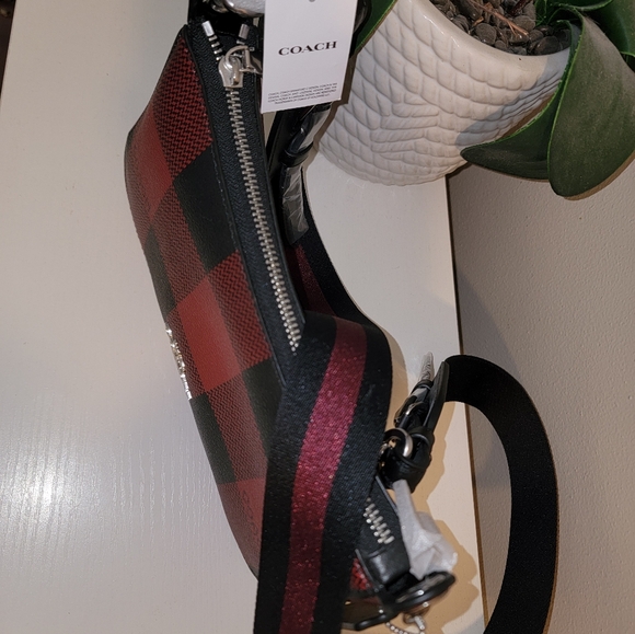 *NWT* Coach Buffalo Plaid Crossbody - Picture 3 of 4
